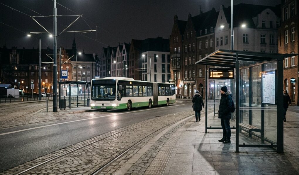 Korekty w nocnej komunikacji miejskiej w Gdańsku w związku ze zmianą czasu