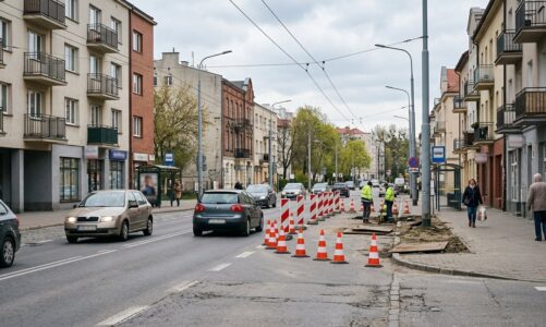 Awaria sieci wodociągowej na ul. Tatrzańskiej w Gdyni