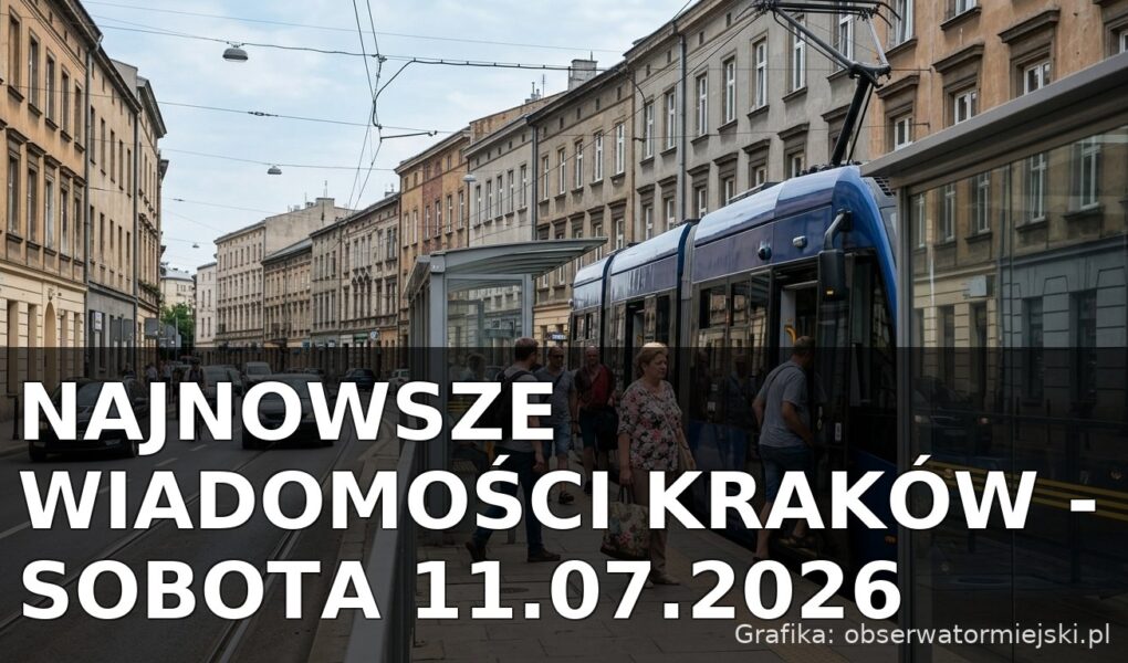 Najnowsze wiadomości Kraków – Sobota 11.07.2026