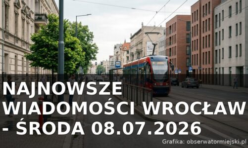 Najnowsze wiadomości Wrocław – Środa 08.07.2026