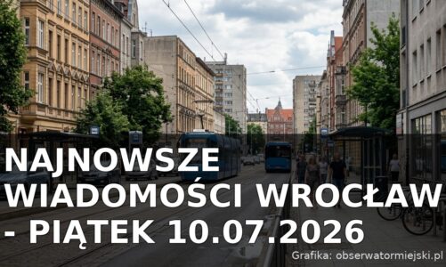 Najnowsze wiadomości Wrocław – Piątek 10.07.2026