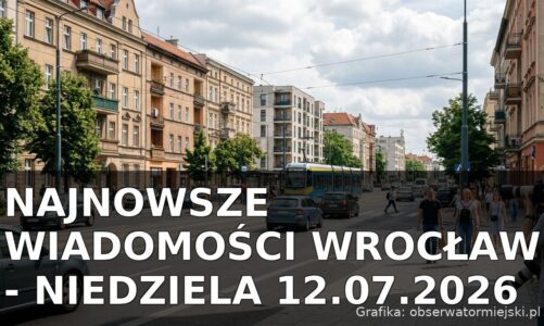 Najnowsze wiadomości Wrocław – Niedziela 12.07.2026