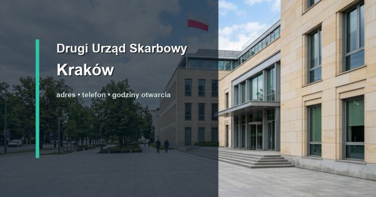 Drugi Urząd Skarbowy Kraków w Krakowie – adres, telefon, godziny otwarcia, mapa dojazdu