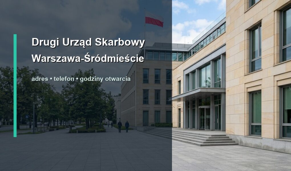 Drugi Urząd Skarbowy Warszawa-Śródmieście w Warszawie – adres, telefon, godziny otwarcia, mapa dojazdu
