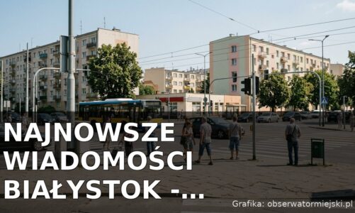 Najnowsze wiadomości Białystok – Poniedziałek 27.07.2026