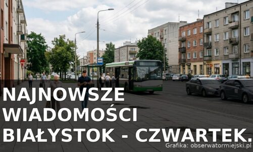 Najnowsze wiadomości Białystok – Czwartek 20.08.2026