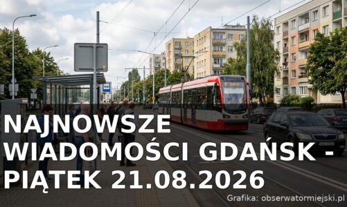 Najnowsze wiadomości Gdańsk – Piątek 21.08.2026