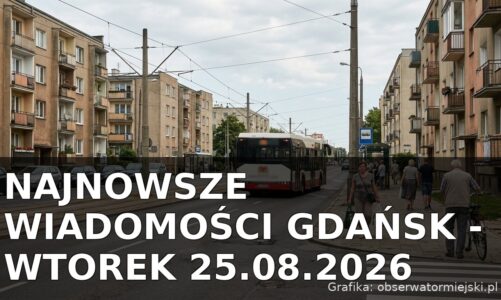 Najnowsze wiadomości Gdańsk – Wtorek 25.08.2026