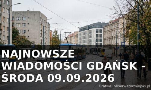 Najnowsze wiadomości Gdańsk – Środa 09.09.2026