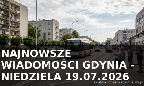 Najnowsze wiadomości Gdynia – Niedziela 19.07.2026