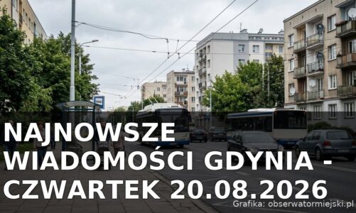 Najnowsze wiadomości Gdynia – Czwartek 20.08.2026