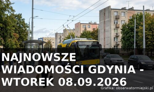 Najnowsze wiadomości Gdynia – Wtorek 08.09.2026