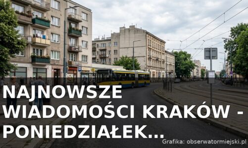 Najnowsze wiadomości Kraków – Poniedziałek 27.07.2026