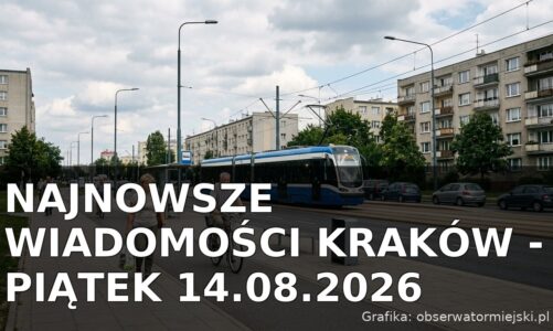 Najnowsze wiadomości Kraków – Piątek 14.08.2026