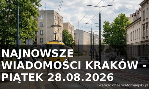 Najnowsze wiadomości Kraków – Piątek 28.08.2026