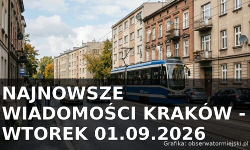 Najnowsze wiadomości Kraków – Wtorek 01.09.2026