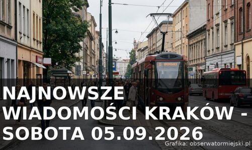Najnowsze wiadomości Kraków – Sobota 05.09.2026