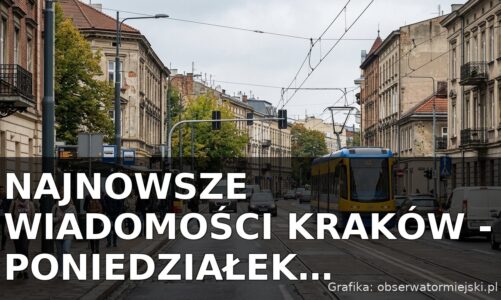 Najnowsze wiadomości Kraków – Poniedziałek 07.09.2026