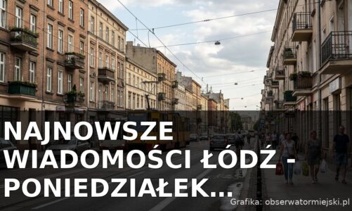 Najnowsze wiadomości Łódź – Poniedziałek 31.08.2026