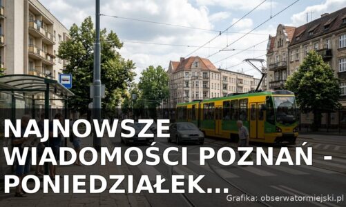 Najnowsze wiadomości Poznań – Poniedziałek 20.07.2026