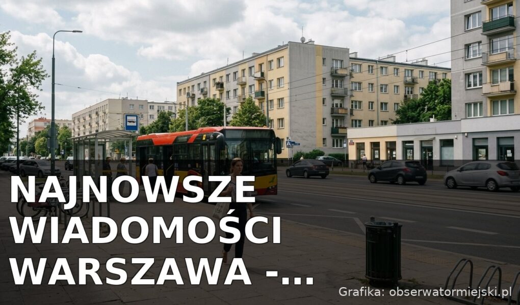 Najnowsze wiadomości Warszawa – Czwartek 16.07.2026