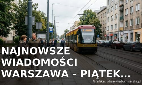 Najnowsze wiadomości Warszawa – Piątek 21.08.2026
