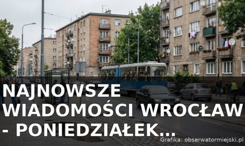 Najnowsze wiadomości Wrocław – Poniedziałek 03.08.2026