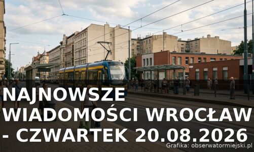Najnowsze wiadomości Wrocław – Czwartek 20.08.2026