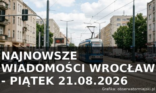 Najnowsze wiadomości Wrocław – Piątek 21.08.2026
