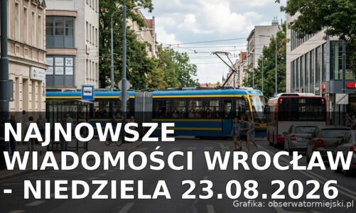 Najnowsze wiadomości Wrocław – Niedziela 23.08.2026