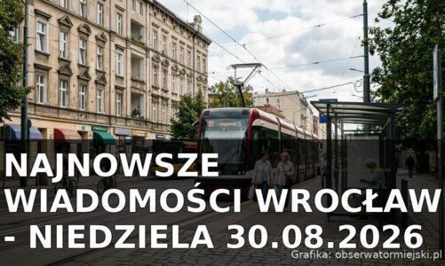 Najnowsze wiadomości Wrocław – Niedziela 30.08.2026
