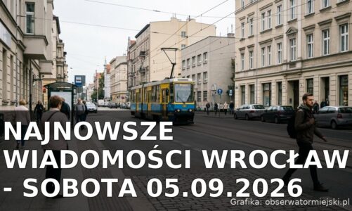 Najnowsze wiadomości Wrocław – Sobota 05.09.2026