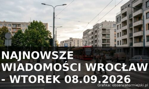 Najnowsze wiadomości Wrocław – Wtorek 08.09.2026