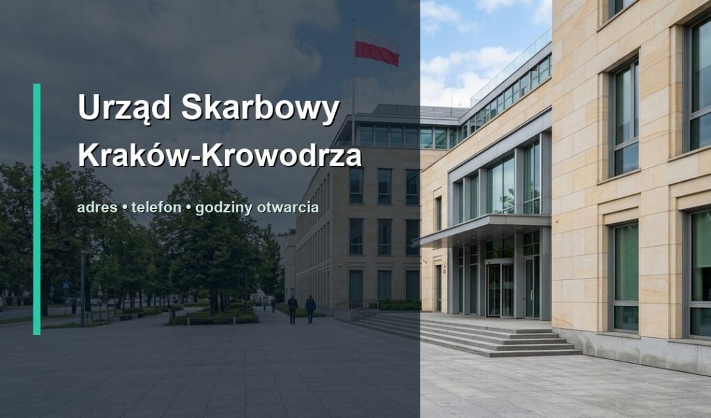Urząd Skarbowy Kraków-Krowodrza w Krakowie – adres, telefon, godziny otwarcia, mapa dojazdu