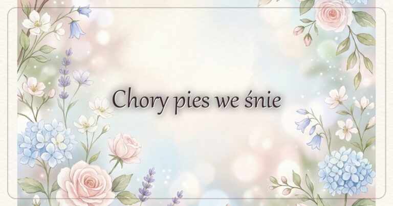 Chory pies we śnie