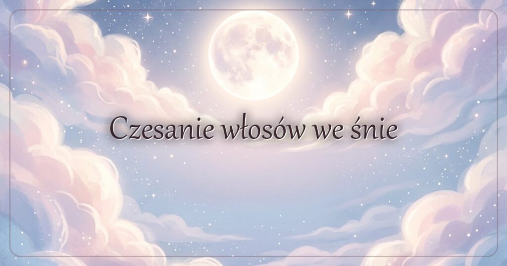 Czesanie włosów we śnie