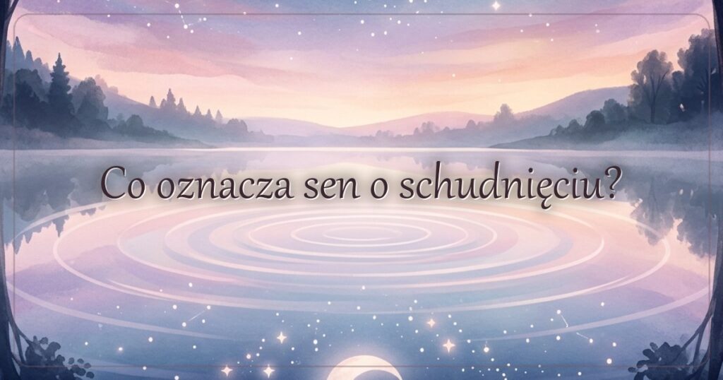 Co oznacza sen o schudnięciu?
