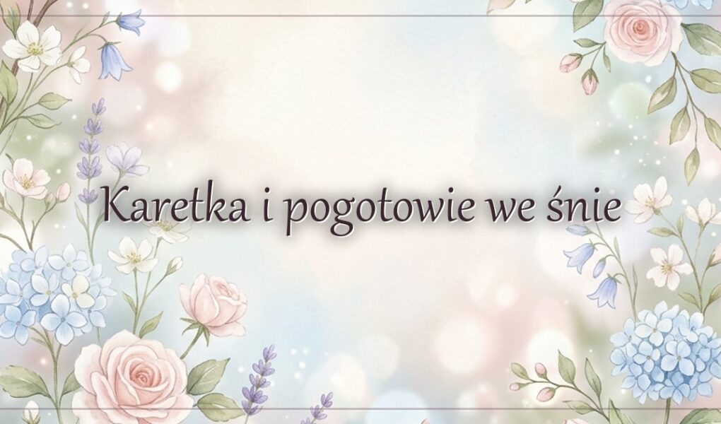 Karetka i pogotowie we śnie