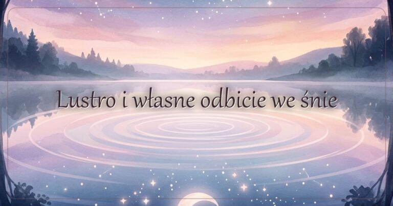 Lustro i własne odbicie we śnie