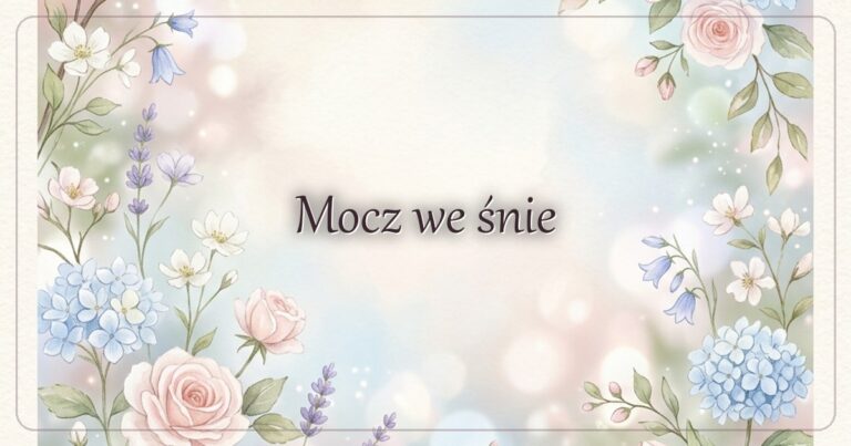 Mocz we śnie